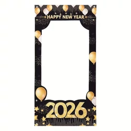 2026 Újévi Szelfi Keret Banner – 120x60 cm JR6755093