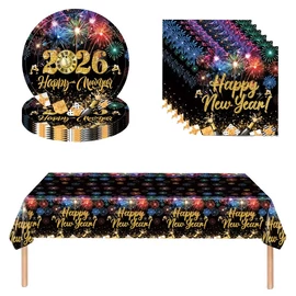 37 db-os 2026 Szilveszteri Parti Étkészlet Szett (16 főre) KN6891933