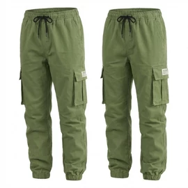 NATUST Unisex Cargo Nadrág – 100% Pamut Szabadidőnadrág (170–176 cm) holm20178