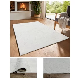 Bergamo Lorey plüss szőnyeg krém 150x220cm bergamoloreycream-150