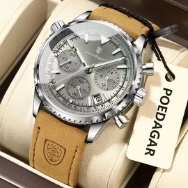 Férfi sport kronográf karóra ezüst-szürke VP6273124-ESZ