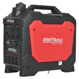 Kraft&Dele  Inverteres Generátor 2,5KW 230V 12V 8A USB KD3162