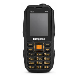 Hardphone W3 nyomógombos mobiltelefon, strapabíró HW3