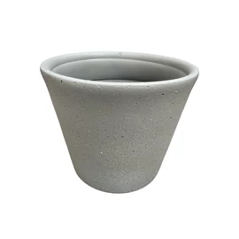 Beton hatású műanyag kaspó 33cm 4320028