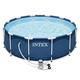 Intex Metal Frame Pool Set fémvázas kör alakú medence szett 28202NP (3.05 Méter)
