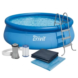 Crivit Easy Set Quick-Up Medence Komplett Szett 388676