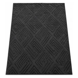 Fekete modern mintás szőnyeg 200 x 290 cm DELUX-1