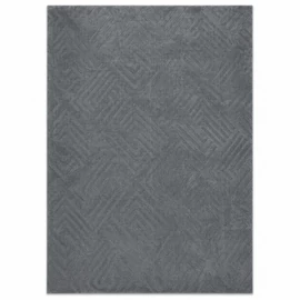Modern szürke geometrikus szőnyeg 80x150 cm DELUX-6-80X150