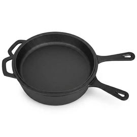 Kraft&amp;Dele 3 az 1-ben 26 cm Öntöttvas lábas serpenyővel KD4245