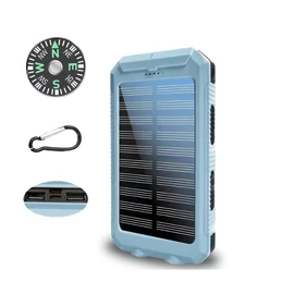 HXEternal 20000mAh napelemes power bank világoskék VT9493185-VK