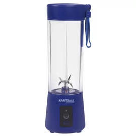 Kraft&amp;Dele akkumulátoros turmixgép – 400 ml, USB-C töltéssel, 2 × 3000 mAh, kék KD4174