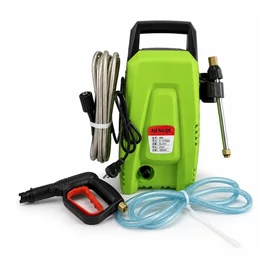 HENGQI elektromos magasnyomású mosó – 1600 W, tömlővel és szórópisztollyal RX-12