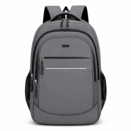 Többrekeszes laptop- és iskolai hátizsák szürke színben 65116-3