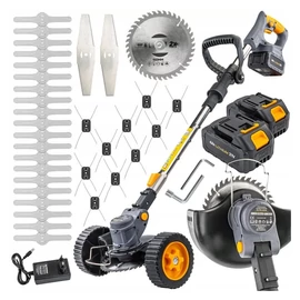 Powermat Akkumulátoros fűkasza, 1000W 21V PM-PKA-4AHM