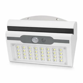 Napelemes kültéri LED fali lámpa mozgásérzékelővel 20W KE23-393