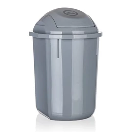 Billenőfedeles szemetes – 22 l, szürke 267422