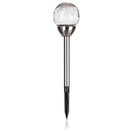 Gömb alakú napelemes kerti lámpa – 38,5 cm, 2 LED 386643