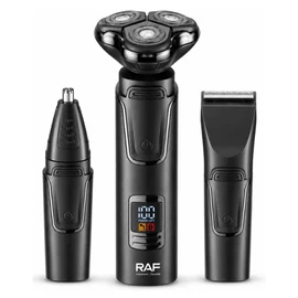 RAF 3 az 1-ben elektromos borotva és trimmelő, IPX7, USB R.11203