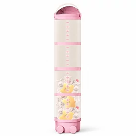 162 cm magas átlátszó plüssállat- és játéktároló torony – Rózsaszín EU6832098-R