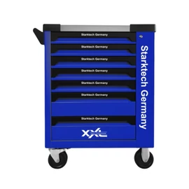 Starktech Germany gurulós szerszámos kocsi 7 fiókkal, kék ST-K1