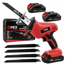 OPEX Tools OPX28013 akkumulátoros szablyafűrész 21 V, 2 akkumulátorral 28013