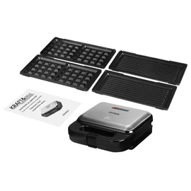 Kraft&amp;Dele 3 az 1-ben elektromos szendvicssütő 1500 W KD4401