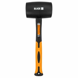 BLACK 900 g gumikalapács ergonomikus markolattal 20526