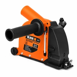 BLACK porelszívó burkolat sarokcsiszolóhoz, falhoronymaráshoz – 115/125 mm – 46012
