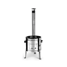 Perfect Home Inox parti üstház 31 cm + kémény + könyök + kalap – 10446