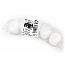 Magic Home paraffin mécsesbetét, 16 órás égési idő, 43 g, 85 mm, 5 db 2172243