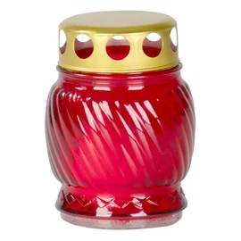 Piros üvegmécses sírra, 6–8 órás égési idő, 10 cm 2173224