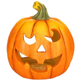 MagicHome Nature dekoratív tök – Halloween és őszi dísz – 21,5 × 22 × 23,5 cm 8092424