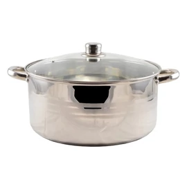 Perfect Home Rozsdamentes lábas 32 cm + üvegfedő 10,5 literes 13235