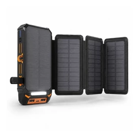 4 paneles összecsukható napelemes power bank LED-lámpával 50 000mAhGN8282782