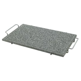GRANIT XL gránit grilllap vájattal és tartókerettel, 50 × 30 × 1,65 cm 14071