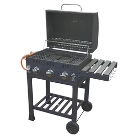 ROYAL GAS L gázgrill – 3 égőfej, 10,5 kW, öntöttvas grillráccsal 14105