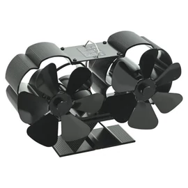 Termoelektromos kandallóventilátor – dupla 6 lapátos ventilátorral 14502