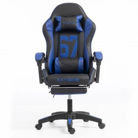 Gamer szék kihúzható lábtartóval – 150 kg teherbírás KO55N