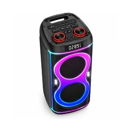 Hordozható Bluetooth hangszóró RGB fényekkel SS-8801