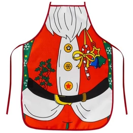 Karácsonyi konyhai kötény Mikulás mintával, 92 × 51 cm 00022683
