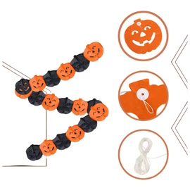 RUHHY Halloween tök girland, 3 m 00026030