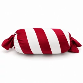 Karácsonyi cukorka formájú díszpárna – piros-fehér 60cm PDS29