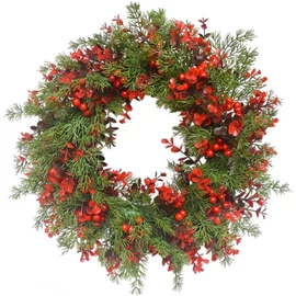 Karácsonyi ajtókoszorú 160 ággal – 45cm WSN23