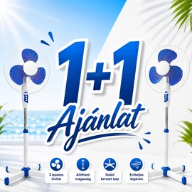 Álló ventilátor 40cm 1+1 Ajánlat 0360-2