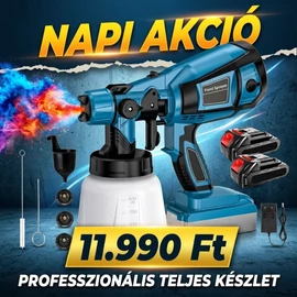 FLINKE Akkus festékszóró 48V 2 akksival FK-8050