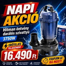 Hitman öntvény darálós szivattyú 3750W HT-SW3750