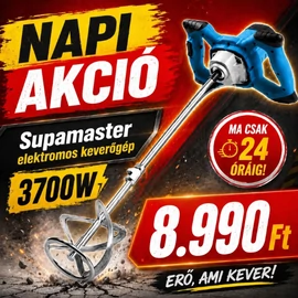 Supamaster elektromos keverőgép 3700W SM-1020