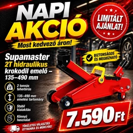 Supamaster 2T hidraulikus krokodil emelő – 135–490 mm SM-2T