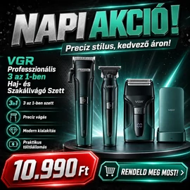 VGR Professzionális 3 az 1-ben Haj- és Szakállvágó Szett – AFA Különkiadás V-694