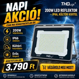 THOlux 200W LED reflektor – IP66, kültéri kivitel YS-200W